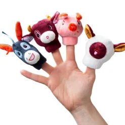 Clearance Lot de 4 marionnettes à doigt Ferme Marionnettes Et Théâtre