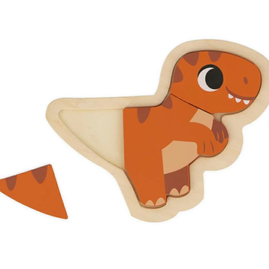 New Lot de 4 puzzles évolutifs Dino (14 pièces) Puzzle