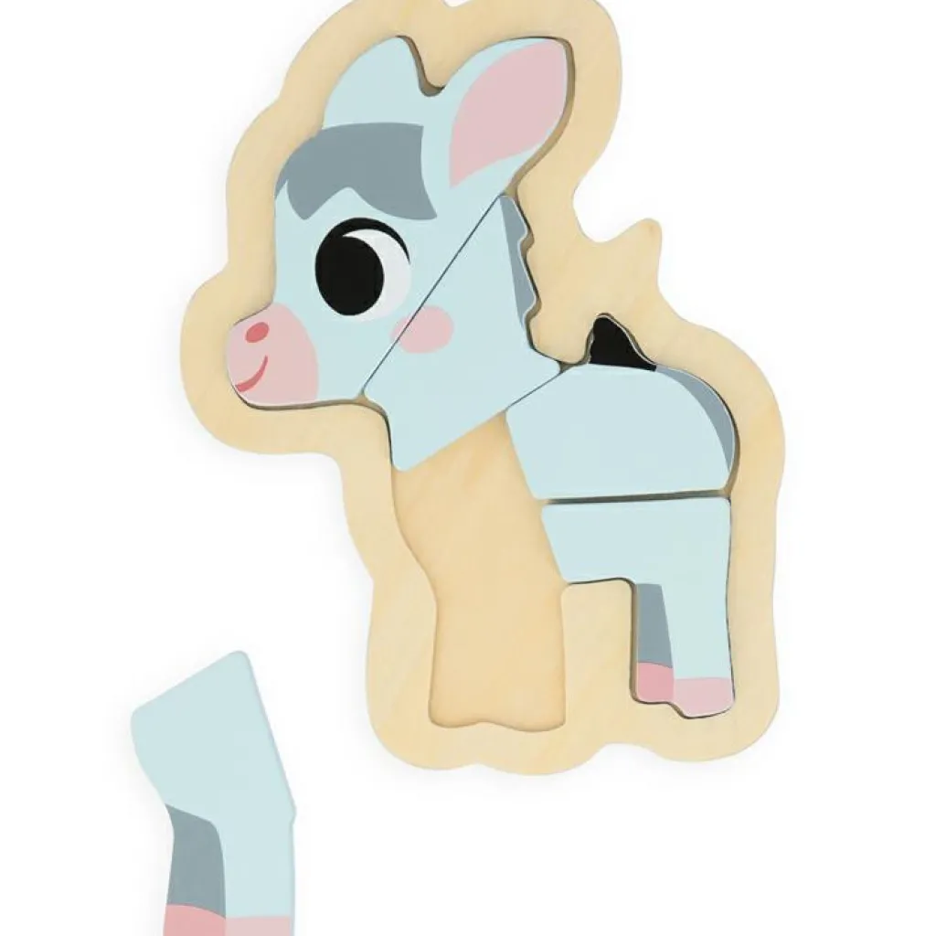 Outlet Lot de 4 puzzles évolutifs Ferme (14 pièces) Puzzle