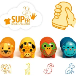 Discount Lot de 4 tampons Animaux de la savane Dessin Et Peinture