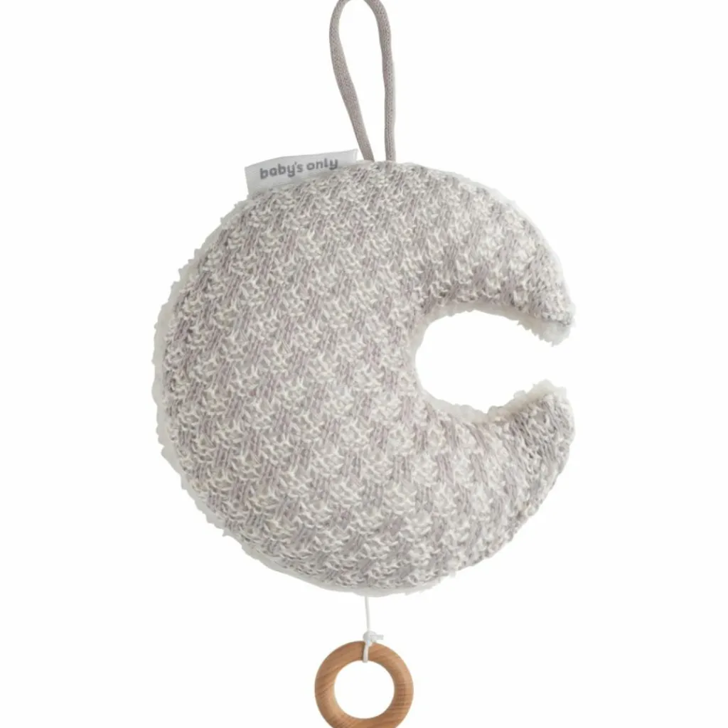 New Lune musicale à suspendre Happiness Urban Taupe Peluche Musicale