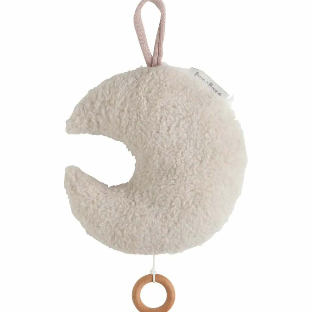 New Lune musicale à suspendre Happiness Vieux Rose Peluche Musicale
