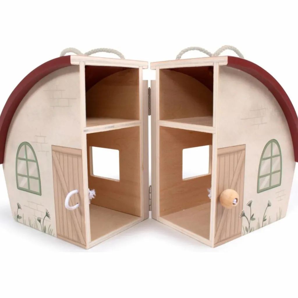 Outlet Ma ferme en bois et ses animaux Maison De Poupée Et Univers De Jeu