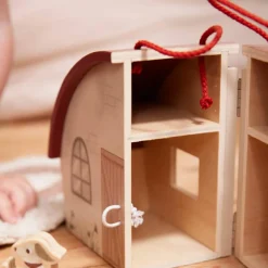 Outlet Ma ferme en bois et ses animaux Maison De Poupée Et Univers De Jeu