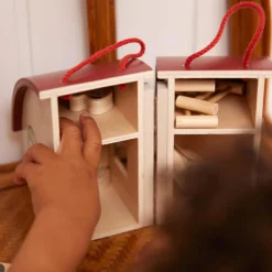 Outlet Ma ferme en bois et ses animaux Maison De Poupée Et Univers De Jeu