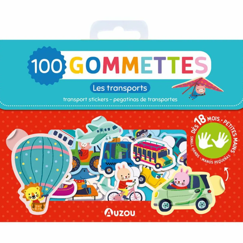 Best Ma pochette de 100 gommettes Transports Activités Manuelles