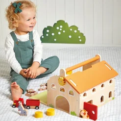 Outlet Ma première ferme en bois (18 pièces) Maison De Poupée Et Univers De Jeu