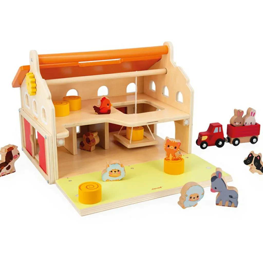 Outlet Ma première ferme en bois (18 pièces) Maison De Poupée Et Univers De Jeu