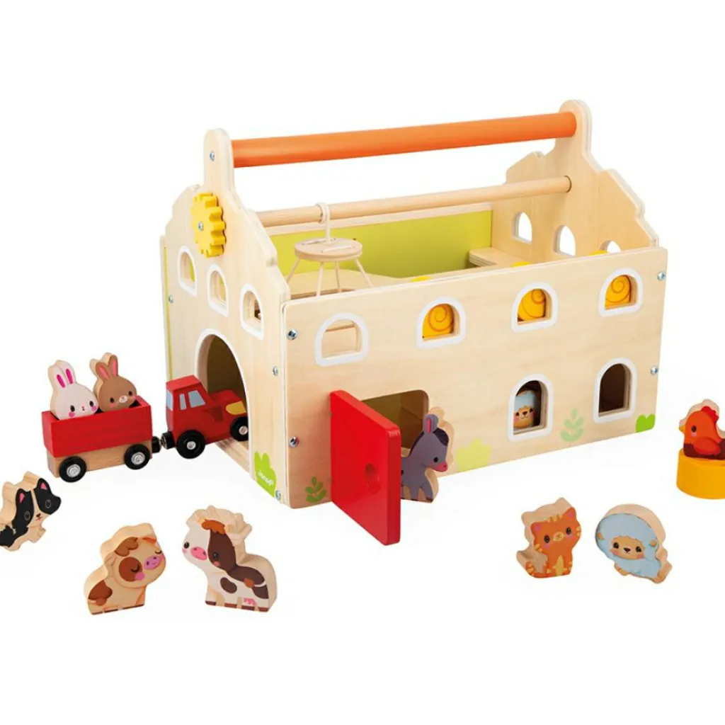 Outlet Ma première ferme en bois (18 pièces) Maison De Poupée Et Univers De Jeu