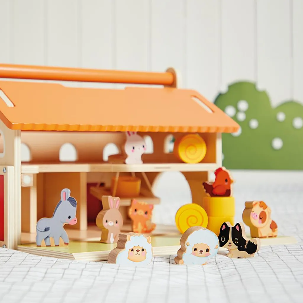 Outlet Ma première ferme en bois (18 pièces) Maison De Poupée Et Univers De Jeu