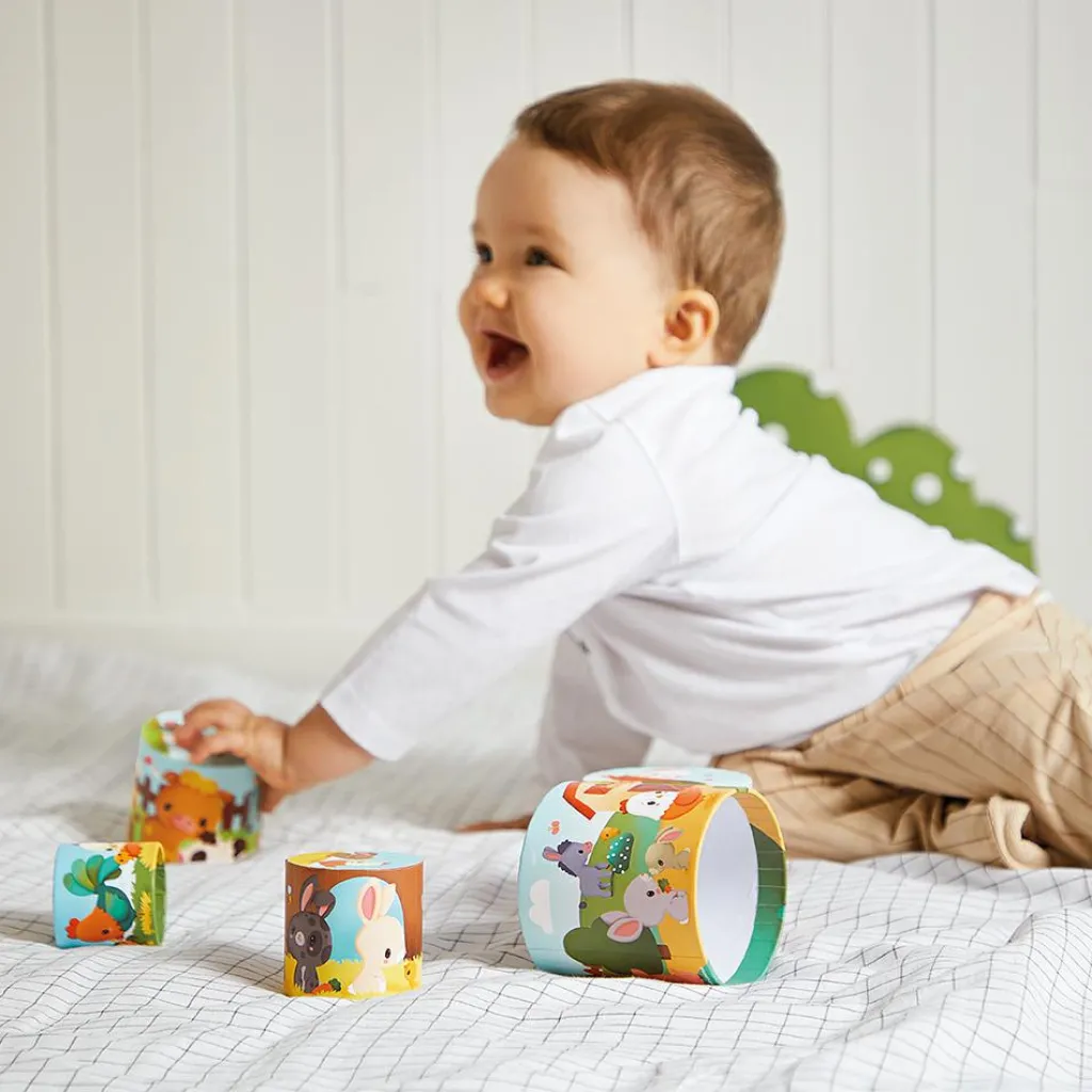 Outlet Ma première pyramide à empiler Ferme poule (6 pièces) Jouet À Empiler