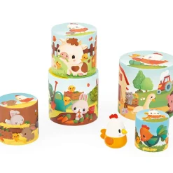 Outlet Ma première pyramide à empiler Ferme poule (6 pièces) Jouet À Empiler