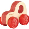 New Ma première voiture en bois d'hévéa rouge Petites Voitures, Véhicules Et Circuits