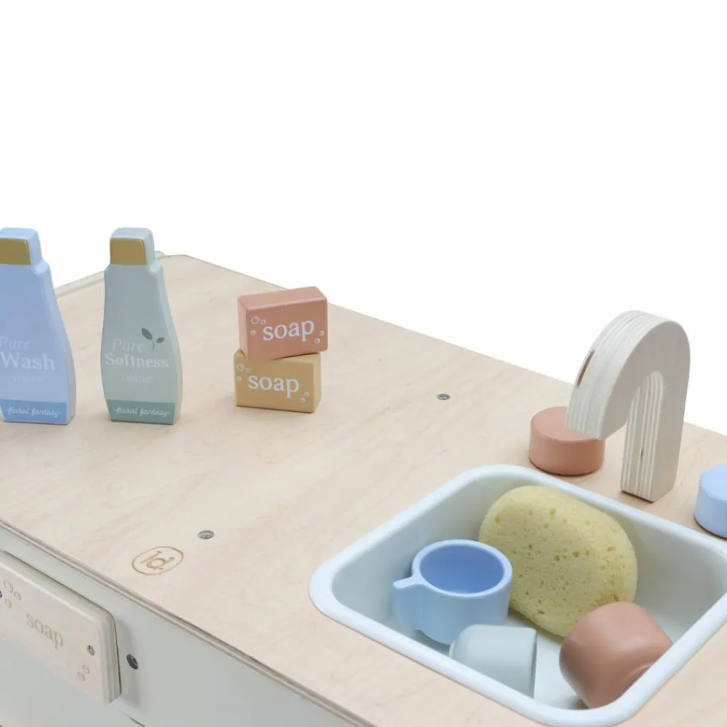 Sale Machine à laver en bois Enfant Cuisine Enfant