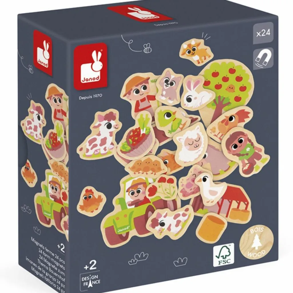 Discount Magnets Ferme (24 pièces) Jeu Magnétique