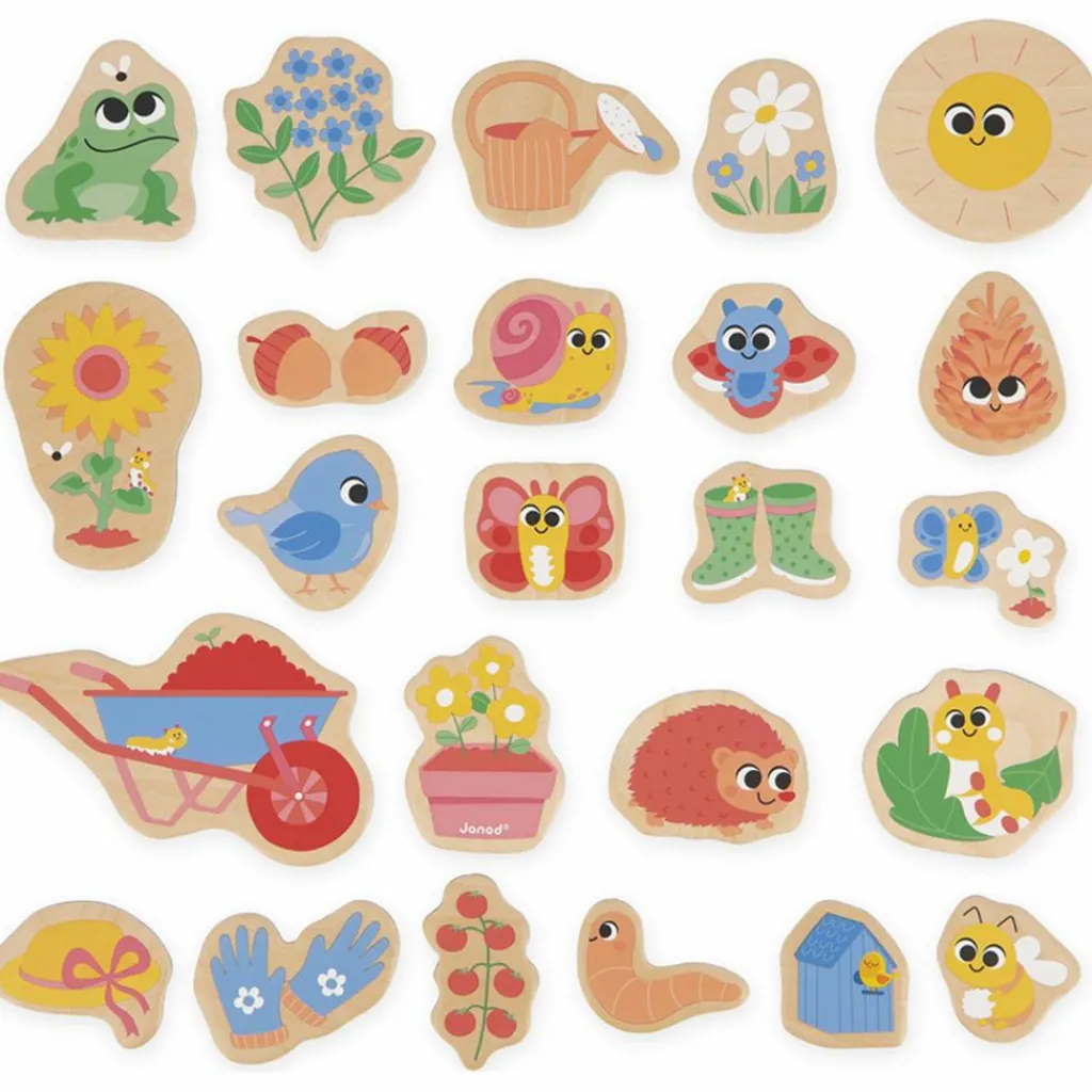 New Magnets Jardin (24 pièces) Jeu Magnétique