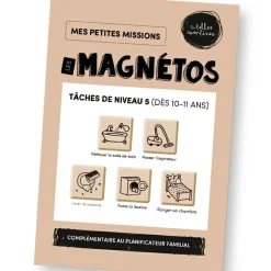 Best Magnets Tâches de niveau 5 (dès 10 ans) - Les Magnétos Apprentissage Du Temps Et Quotidien