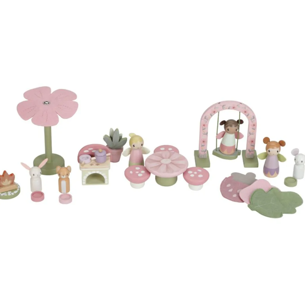 Clearance Maison de poupée en bois FSC Fairy Garden Maison De Poupée Et Univers De Jeu