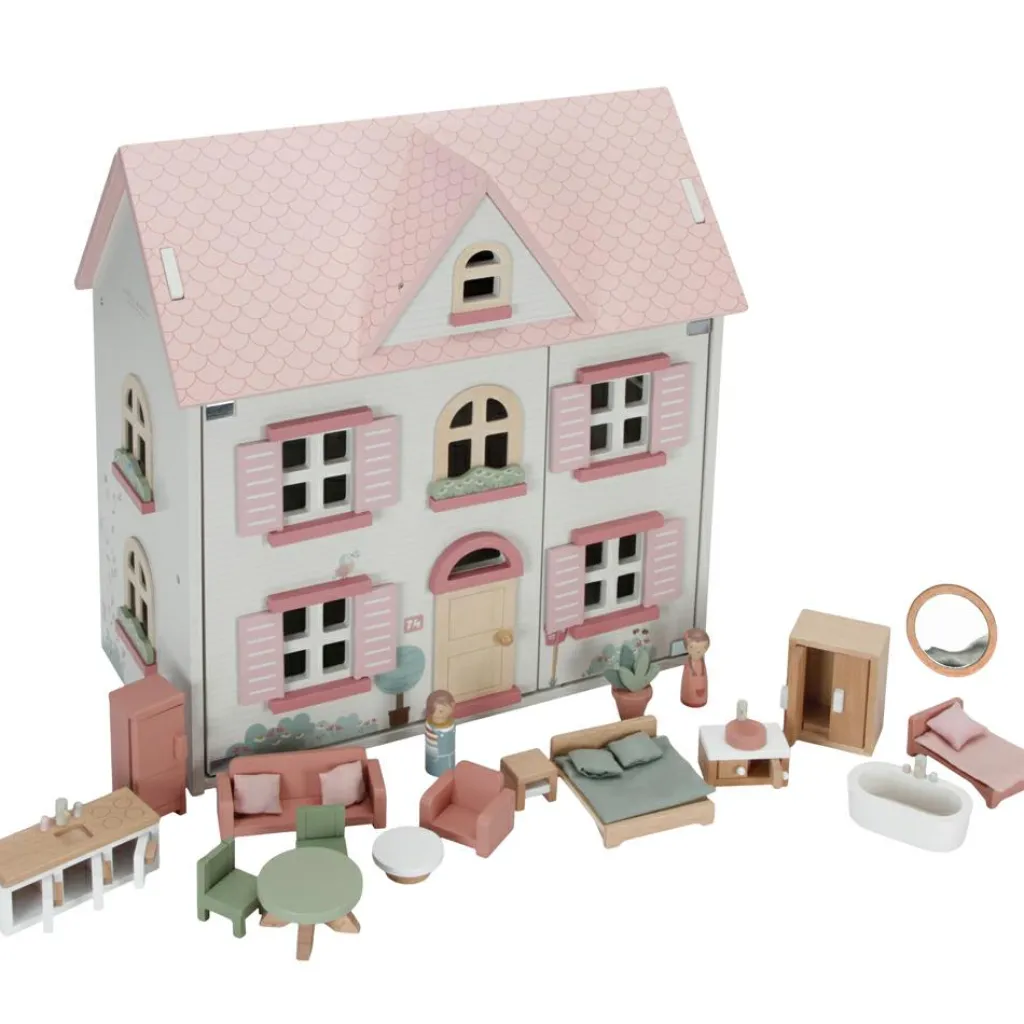 Best Maison de poupée moyenne en bois Maison De Poupée Et Univers De Jeu