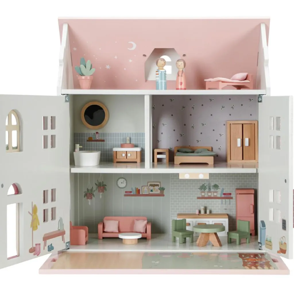 Best Maison de poupée moyenne en bois Maison De Poupée Et Univers De Jeu