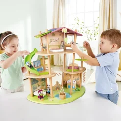 Maison des Pandas écologique Maison De Poupée Et Univers De Jeu