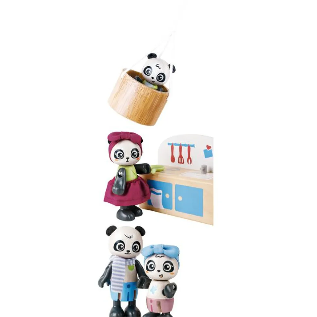 Maison des Pandas écologique Maison De Poupée Et Univers De Jeu
