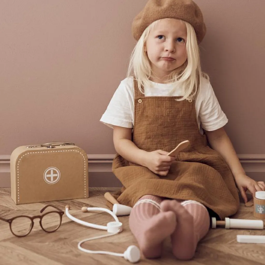 Mallette et accessoires de Docteur en bois Docteur / Vétérinaire