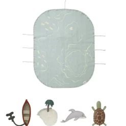 Clearance Mallette textile Green Toy The Island Jeu De Motricité Fine