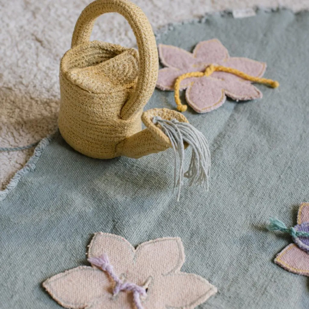 Mallette textile Green Toy Flower Garden Jeu De Motricité Fine