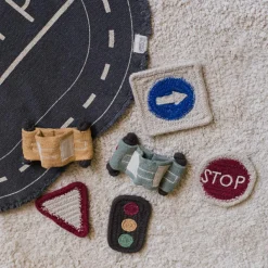 Mallette textile Green Toy Eco City Jeu De Motricité Fine