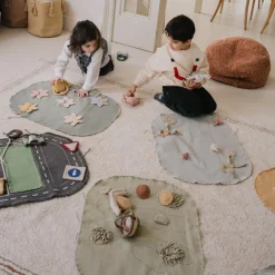 Mallette textile Green Toy Eco City Jeu De Motricité Fine