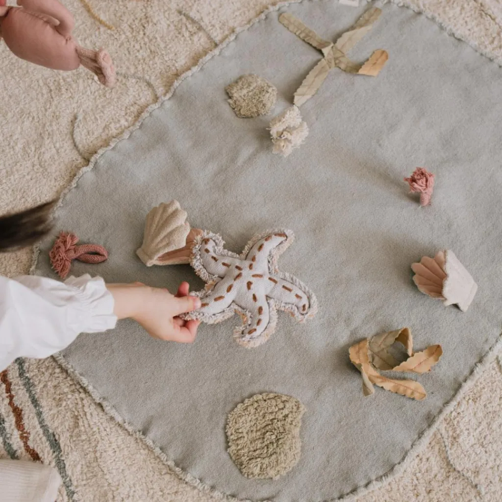 Hot Mallette textile Green Toy Under the sea Jeu De Motricité Fine