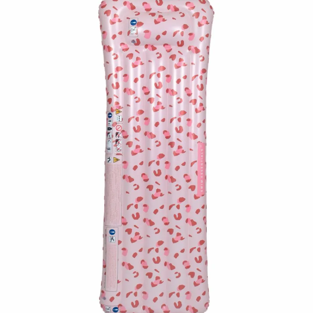 New Matelas aquatique Léopard vieux rose Bouée