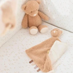 Clearance Maxi doudou attache sucette Teddy Ours Caramel Doudou Attache Sucette