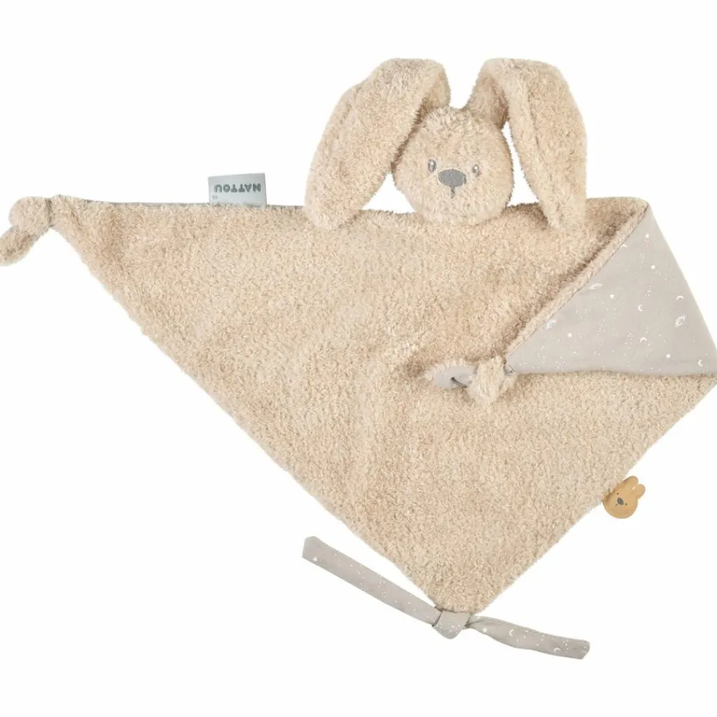 Outlet Maxi doudou Lapidou Glow phosphorescent Sable Doudou Attache Sucette