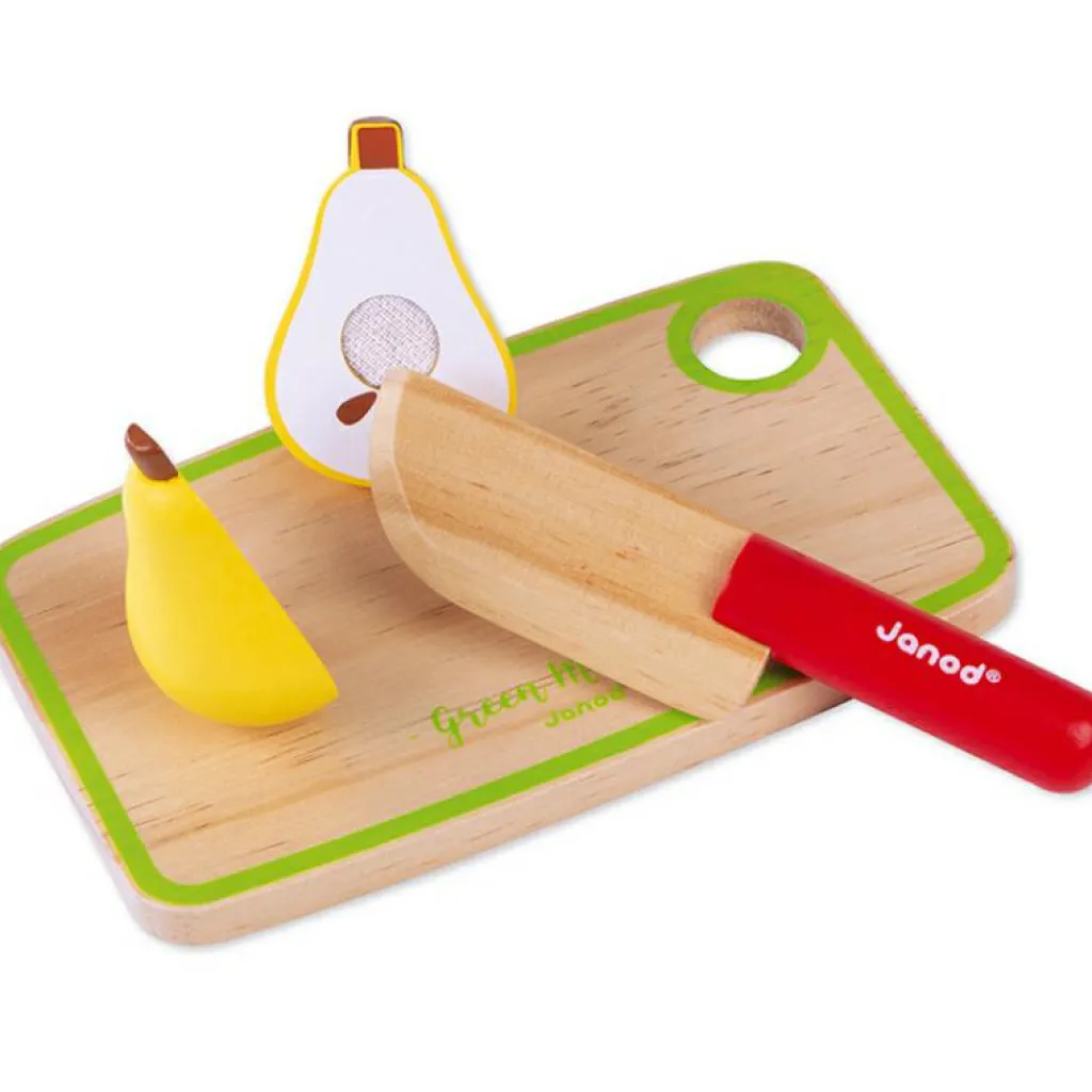 Outlet Maxi set de fruits et légumes en bois à découper Dînette Et Aliments Factices