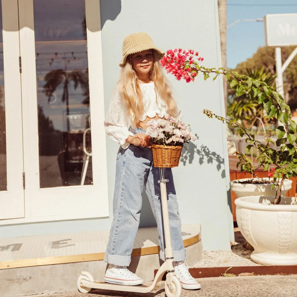 Clearance Maxi trottinette crème Trottinette