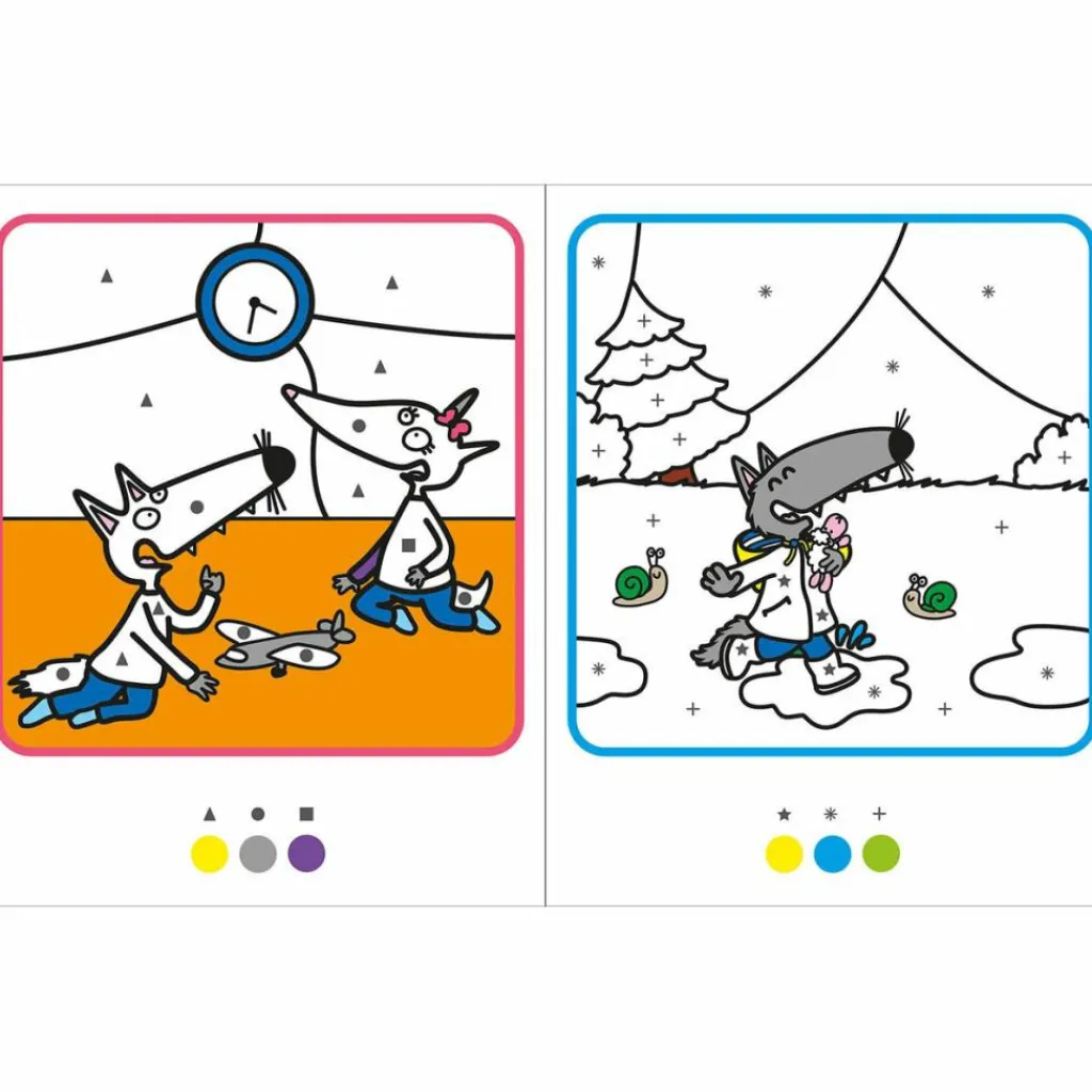 Best Mes coloriages magiques P'tit Loup - Tracés et formes Dessin Et Peinture