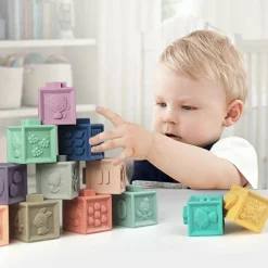 Discount Mes premiers cubes éducatifs (12 pièces) Jouet À Empiler