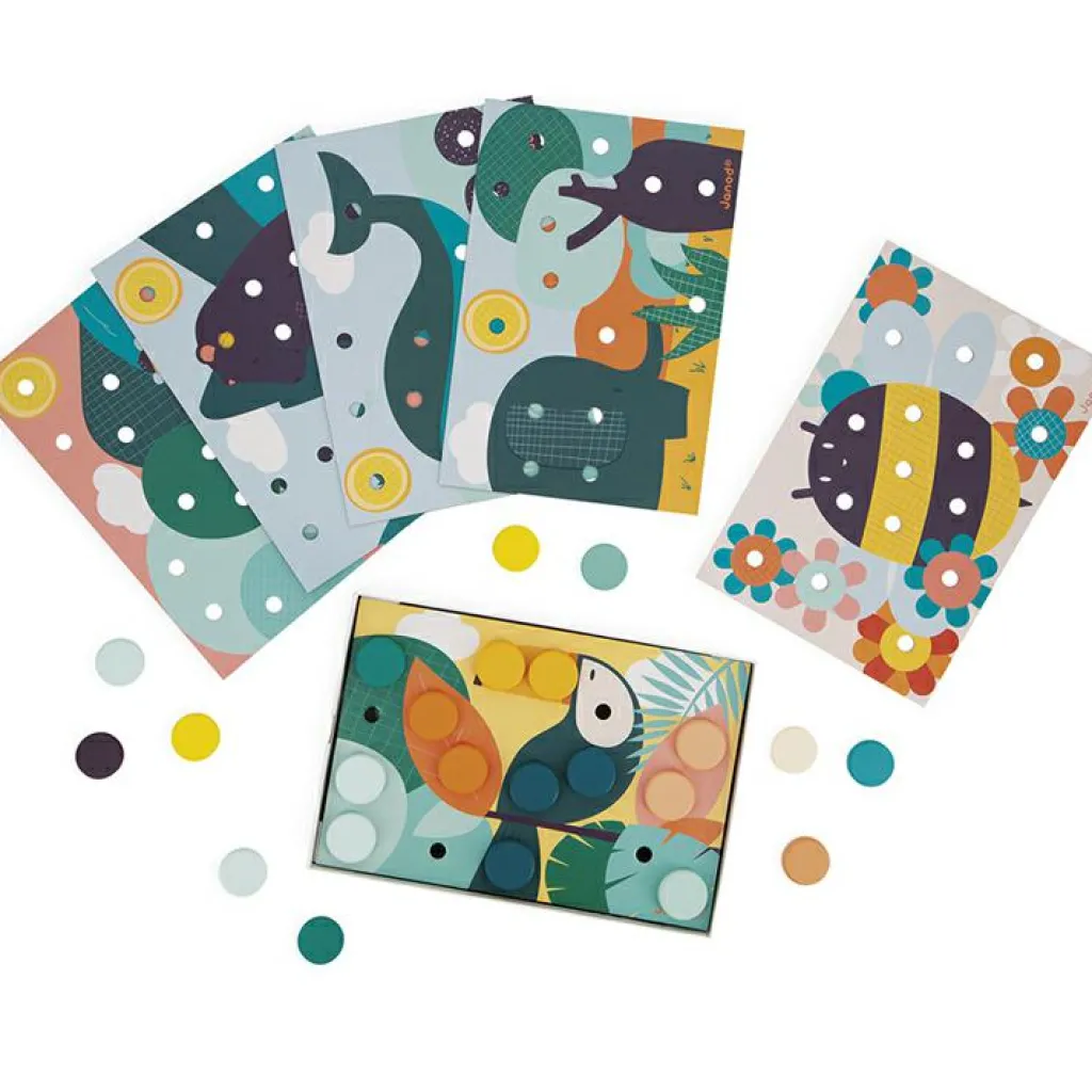 Mes premières mosaïques en bois Activités Manuelles