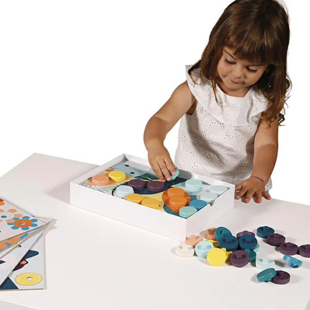 Mes premières mosaïques en bois Activités Manuelles