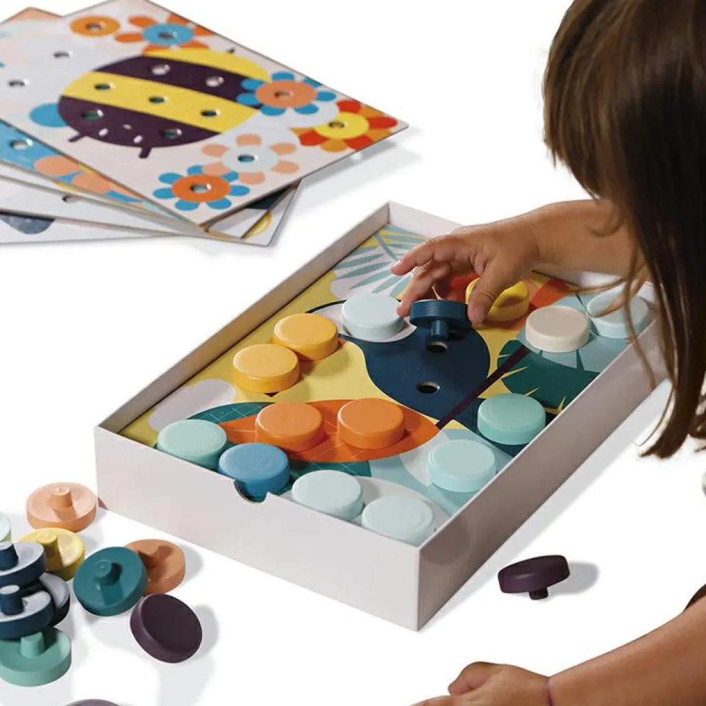 Mes premières mosaïques en bois Activités Manuelles