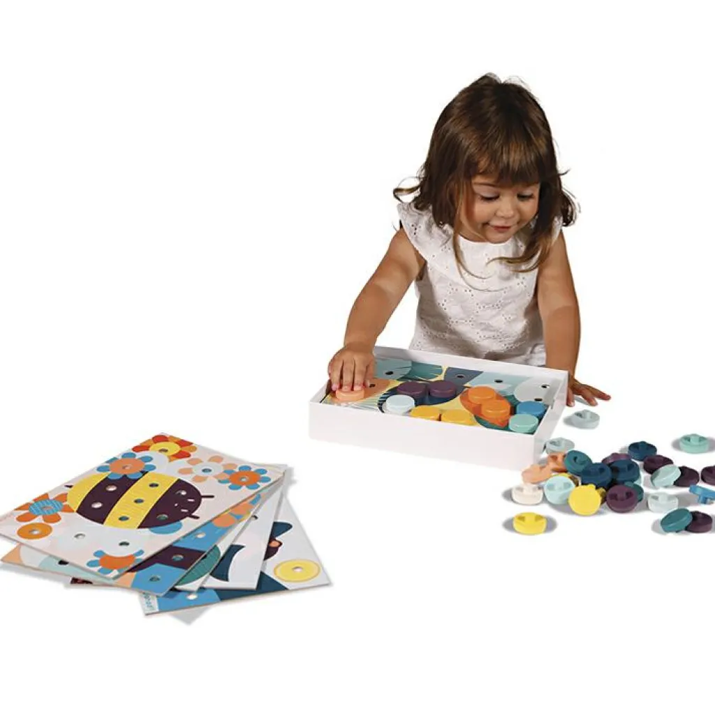 Mes premières mosaïques en bois Activités Manuelles