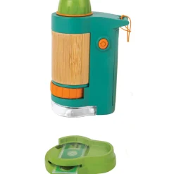 New Microscope en bambou Jeu D'Imitation 1Er Âge