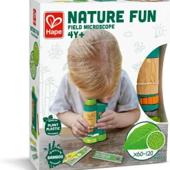 New Microscope en bambou Jeu D'Imitation 1Er Âge