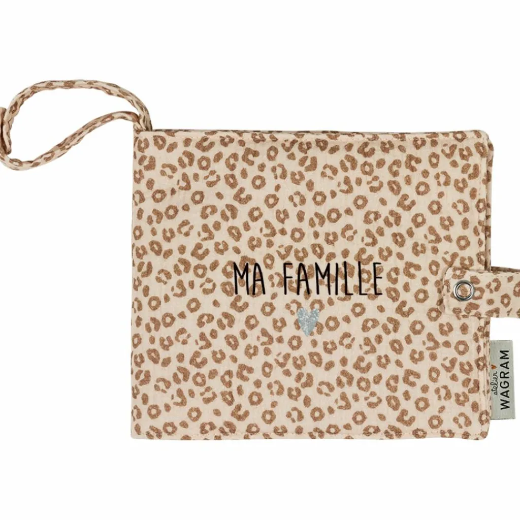 Mini album photo Gaze Léopard (personnalisable) Album Photo Tissu