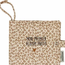 Mini album photo Gaze Léopard (personnalisable) Album Photo Tissu