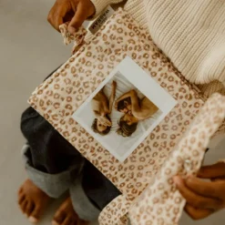 Mini album photo Gaze Léopard (personnalisable) Album Photo Tissu