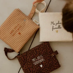 Sale Mini album photo Gaze Petits Carreaux (personnalisable) Album Photo Tissu