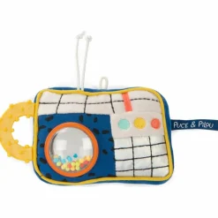 Online Mini radio d'activités Puce et Pilou (16 cm) Peluche D'Activités